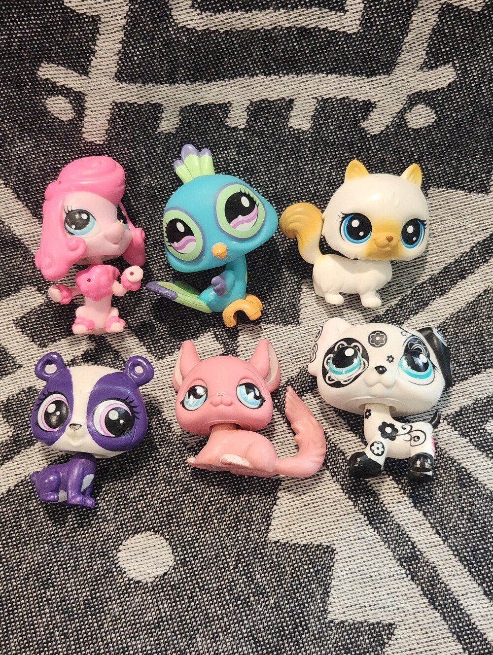 Lot of 6 TLC Littlest Pet Shop LPS #3903 #599 #1613 #1-103 #869 #3847